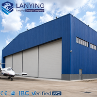 Hangar para Aviones, Estructura de Acero, Edificio Prefabricado, Almacén de Techo Transparente, Garaje para Aviones Privados