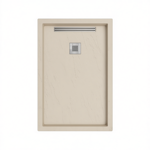 Plato de Ducha Rectangular de Hormigón de 70 x 120 cm con Drenaje para Baño - Product Image 3