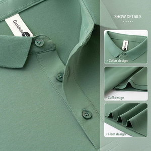 Camiseta Polo Personalizable Antiarrugas y Absorbente <span class=keywords><strong>de</strong></span> Humedad, Uniforme con Logotipo Bordado Personalizado para Trabajo en Equipo, Hombres y Mujeres - Product Image 5
