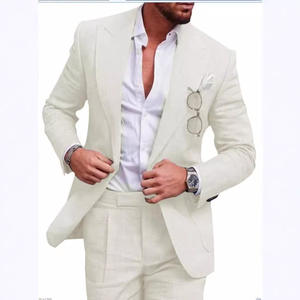 Conjunto de Dos Piezas de Negocios para Hombre, Estilo Personalizado o con Logotipo, Diseño ODM, Traje Casual con Abertura Trasera, Solapa con un Botón + Pantalones - Product Image 3