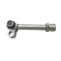 Raccord de climatisation automobile universel de haute qualité, raccord droit pour tuyau de climatisation avec ferrule en acier, joint en aluminium avec gaine en fer