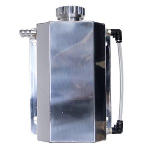 Réservoir <span class=keywords><strong>de</strong></span> trop-plein multifonctionnel 2L/1L universel en aluminium carré – Séparateur <span class=keywords><strong>de</strong></span> vapeurs d'huile moteur usiné CNC - Product Image 3
