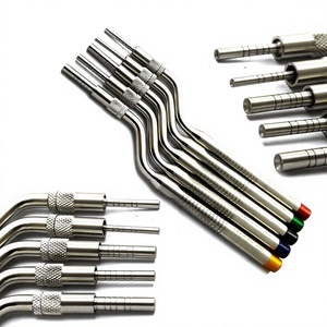 Dental Offset Elevators Implant Sinus Lift Surgical Tip Manual German Stainless Steel Osteotome Periotome Curved 5pcs SIGAL - Product Image 1