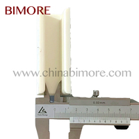Bimore KM600641H16 Asansör Kılavuz Pabucu Aparatı 80*16MM Oluk Genişliği 16mm