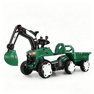 Excavatrice électrique à batterie pour enfants, voiture <span class=keywords><strong>jouet</strong></span> à conduire pour garçons, <span class=keywords><strong>en</strong></span> plastique, grande taille, pour les enfants de 1 à 3 ans et de 3 à 6 ans - Product Image 5