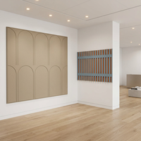 Panneau mural décoratif hexagonal en polyester, panneau acoustique mural, revêtement mural insonorisant pour bureau et maison