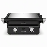 Nouvelle presse à panini électrique 2200W pour grillades de steak, 220-240V 50/60Hz, double chauffage uniforme, pour petit-déjeuner, usage domestique