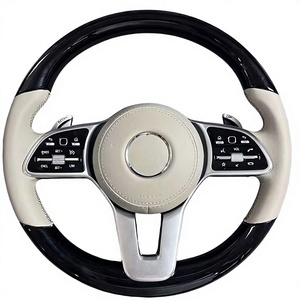 พวงมาลัยหนังสไตล์สปอร์ตสำหรับ Mercedes-Benz AMG E-Class รุ่น Dragonfly ตกแต่งด้วยคาร์บอนไฟเบอร์ Big G Leather - Product Image 1