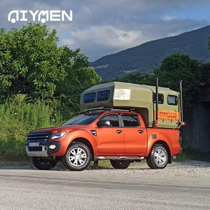 Fabreplass kabin ekspedisi tempat tidur datar 4x4 kotak Pop up Offroad Shell Tempat Tidur pendek kanopi geser di truk Camper untuk Pickup Australia - Product Image 2