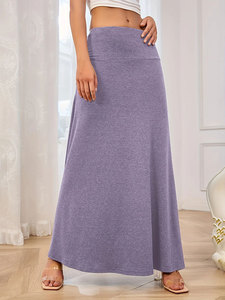 Nouvelle collection été : jupe en tricot unie pour femme, style européen et américain, nouvelle mode féminine - Product Image 6