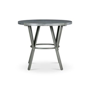 Table de salle à manger ronde DB Portland en gris foncé - Product Image 1