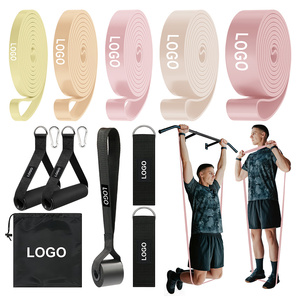 Ensemble de bandes de résistance en latex naturel pour l'entraînement sportif, adaptées à tous les types de peau, recyclables, sans odeur, haute résistance - Product Image 3