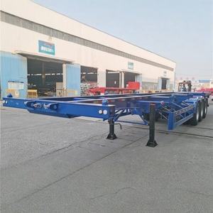 Remorque châssis squelette porte-conteneurs 3 essieux 40 pieds à prix abordable à vendre - Product Image 4
