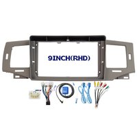 Autoradio Android GPS Meihua 9 pouces avec écran tactile, lecteur CD, kits de garniture de tableau de bord pour TOYOTA COROLLA EX 2002-2006, faisceau de câblage