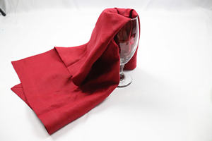 Serviette en lin pliée en coin, 100% tissu naturel, absorbante et à séchage rapide, 2,5 cm, maison, hôtel, mariage, classique et luxueuse - Product Image 6