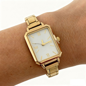 Orologio al Quarzo Classico da Donna in Acciaio Inossidabile Impermeabile con Cinturino Italiano Personalizzabile - Product Image 1