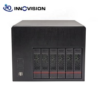 Boîtier HDD pour serveur NAS, composant pc sans fil, avec cache-plan pour stockage NAS, 6 go sata, 6 emplacements