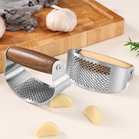 Presse-ail manuel de haute qualité, écraseur de gingembre, gadgets de cuisine durables, presse-ail en acier inoxydable