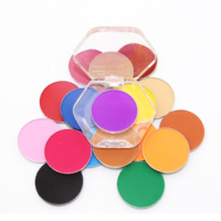 Benutzer definierte Großhandel DIY hohe Pigmente holo graphische Chamäleon Lidschatten Private Label OEM Multi chrom Chamäleon Single Lidschatten