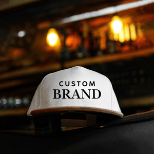 Gorras Snapback de Visera Plana, Diseño de Moda, Logotipo Personalizado, Dos Tonos, Lisas, de 6 Paneles, con Parches de Gamuza - Product Image 2