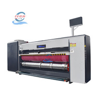 Oferta Especial Ocean: Máquina de Impresión Flexográfica de 4 Colores, Ranurado y Troquelado para Cajas de Pizza Corrugadas con Adsorción Total al Vacío