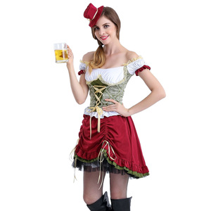 Robe longue de fille de l'Oktoberfest, costume de demoiselle d'honneur de l'Oktoberfest, nouveau costume sexy pour femmes, fête bavaroise d'Oktoberfest, femmes adultes - Product Image 6
