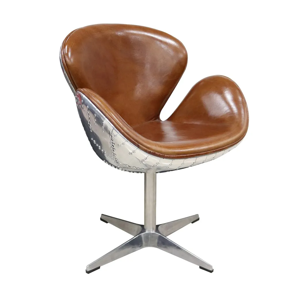 Mobili per la casa aviazione Vintage Leather Arne Jacobsen Chair girevole Aviator Bar Chair Canada