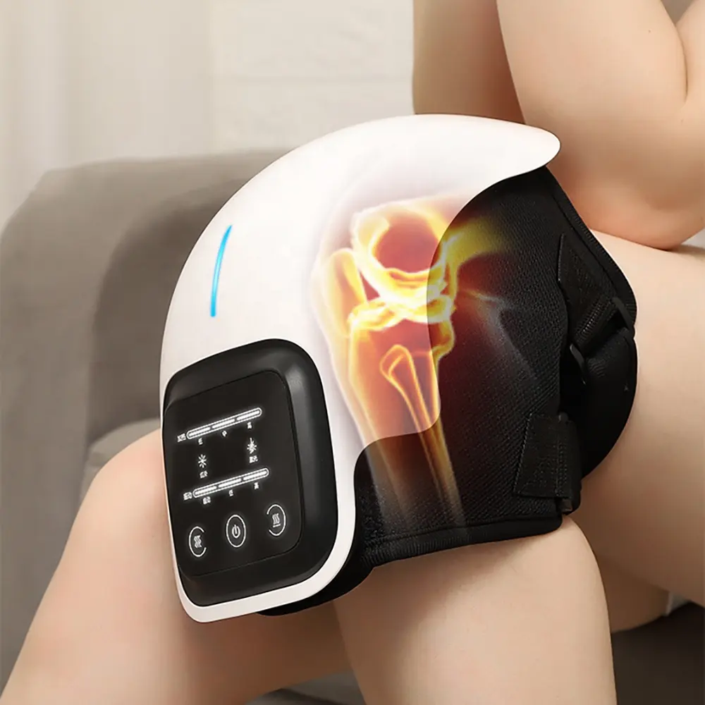 Smart Knee Massager with Heat Kneading Pain Relief Infrared Heated Vibration Physiotherapy for Arthritis Massager