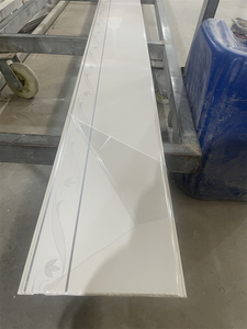 Facile à installer et à entretenir 25cm x 7mm impression feuilles de stratifié d'estampage à chaud panneau mural de garage en <span class=keywords><strong>PVC</strong></span> <span class=keywords><strong>faux</strong></span> plafonds intérieurs en <span class=keywords><strong>PVC</strong></span> - Product Image 3