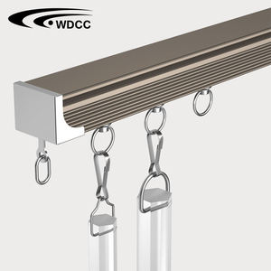Acrylic Pull Rod Customized Drapery Baton Acrylic Clear Curtain Pull Wand with Snap <b>Hook</b> - Product Image 2