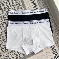 Caleçons Boxers en Coton Tricoté pour Hommes Cx756 – Taille Mi-Haute, Respirants, Sous-vêtements de Sport, Motif Uni, Designs Personnalisables