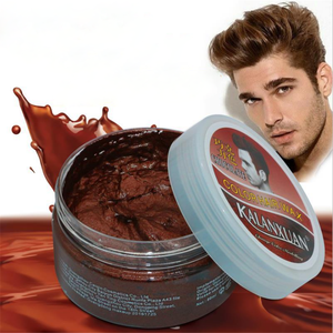 Kalanxuan-pasta de estilismo para el cabello, crema de barro de cera de Color gris abuela, 9 colores - Product Image 2