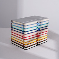 Cuaderno diario de cuero PU de oficina tamaño A4 A5 logotipo personalizado elegante precio barato venta directa de fábrica