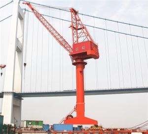 Grúa Portátil Marina de 20 Toneladas, Capacidad de Carga Nominal, Pedestal Hidráulico, Motor para Construcción de Contenedores y Hafas Portuarias - Product Image 2