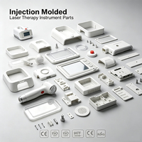 Pièces en plastique pour dispositifs de thérapie laser médicale de précision sur mesure, composants moulés par injection OEM pour les boîtiers d'unités de traitement