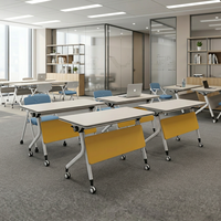 Chaise de conférence rembourrée en plastique confortable pour l'école, le bureau, la salle à manger, la salle de classe et les événements