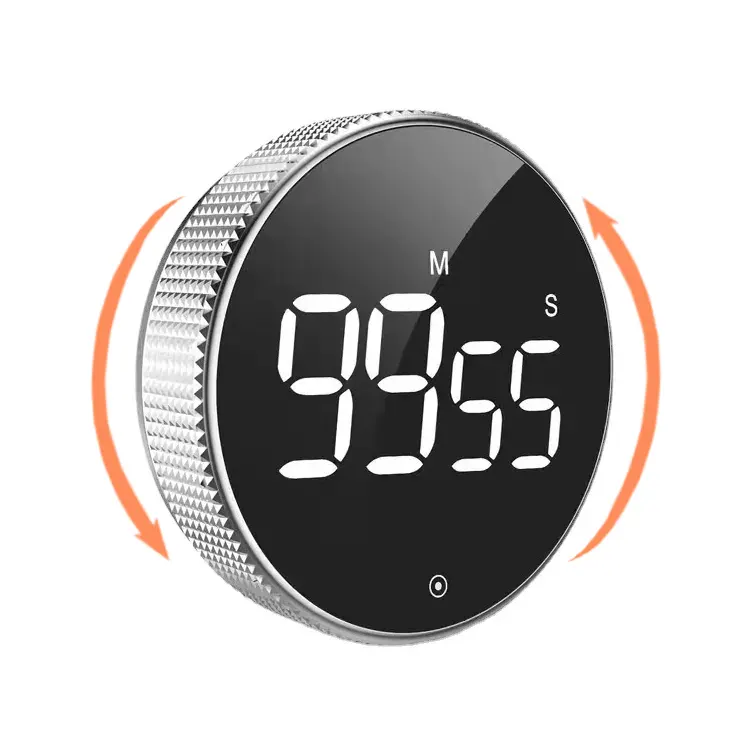 Selling Commercial Led Electronic Round Clock Circular Rotary Digital Led Kitchen Timer