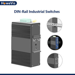 Switch Industrial Howevis de 100M con Enlace Ascendente de Fibra, Switch Ethernet No Administrado de Cinco Puertos - Product Image 2