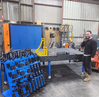 Nouvelle table de soudage 3D modulaire en acier haute stabilité pour l'ingénierie automobile, à marque privée professionnelle, pour la pose de gabarits et de dispositifs de fixation.