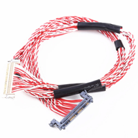 Werks steckdose 20/30/40/50 Pin LCD-Display LVDS-Kabel PVC-Mantel mit reinem Kupfer material zum Betrachten des Bildschirms