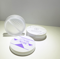 Poudre compacte rond et vide, compact, nouveau design, avec filtre ouvert et fermeture