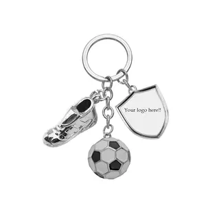 Football Keychain 2022 World Football Cup Accessories National Team Metal Bottle Opener Keychain Soccer Souvenir Key Chain