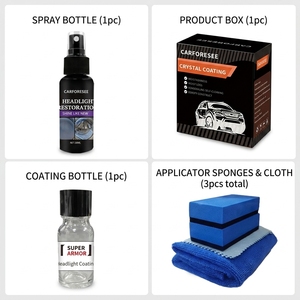 Kit de <span class=keywords><strong>Restauration</strong></span> de Phares de Voiture en Gros pour Usine – Polissage et Réparation Tout-en-un des Lentilles de Phares – Restaurateur de Phares Effet Cristal - Product Image 2