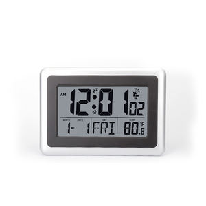 Reloj Despertador de Pared Inteligente, Rústico, Eléctrico, Controlado por Radio, Atómico, Digital, Funciona con Batería, con Función de Repetición, Temperatura Interior, Fecha y Día de la Semana - Product Image 2
