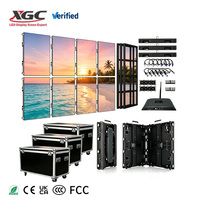Écran LED P3.91 à installation rapide, location, 8K HDR10, étanche IP65, lisible en plein soleil, avec CMS/RDM basé sur le cloud pour murs de scène extérieurs