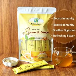 Té Instantáneo de Limón y Jengibre Wins Town OEM, Sin Cafeína, con Vitamina C, Sabor Refrescante, Picante y Ácido, para Hidratación Diaria - Product Image 3
