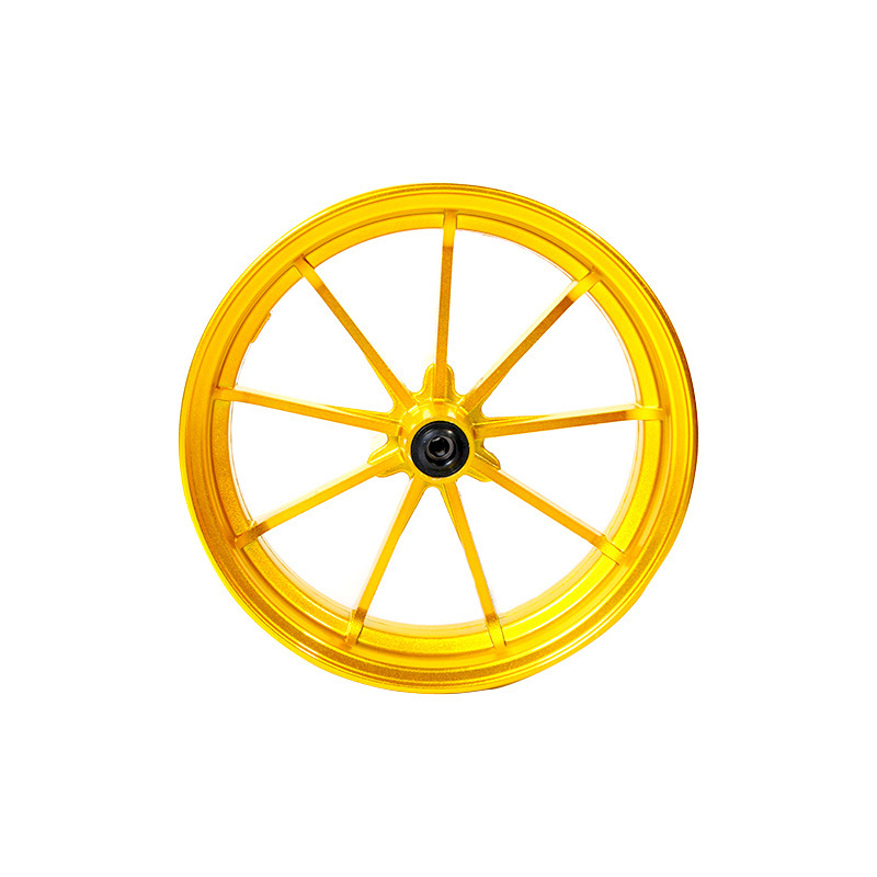 12 "2.75 wide aluminum wheel Scooter pedal front wheel hub