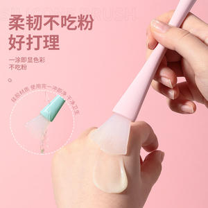 Lmltop-Juego de brochas de maquillaje de silicona, 5 piezas, para mascarilla facial, labios, sombra de ojos, delineador de ojos, para cuidado de belleza, D0891 - Product Image 3