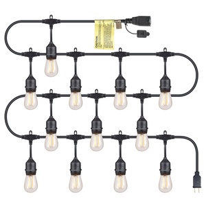<span class=keywords><strong>48ft</strong></span> de Navidad al aire libre de LED resistente al agua E26 E27 Cadena de luz - Product Image 3