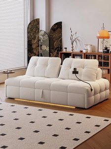 قماش زاوية قابل للتمديد قابل للطي لغرفة المعيشة مخصص وحديث قابل للتحويل من مكتب منزلي - Product Image 2